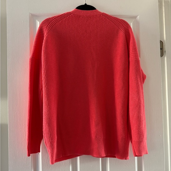 NWOT - J. Crew Vibrant Coral Cardigan - Picture 6 of 9